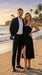 Mens Black Seersucker Suit – Shadow Ton on Ton Mini Textured Two Button Cotton Fabric Formal Summer Suit