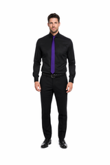 Black Shirt Purple Tie for Every Occasion