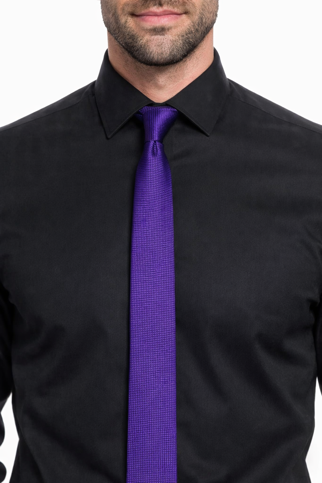 Black Shirt Purple Tie for Every Occasion - Image 6