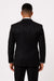 Black Satin Tuxedo Set – 4-Piece Style for Weddings & Proms