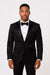 Black Satin Tuxedo Set – 4-Piece Style for Weddings & Proms