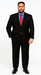 Black Super 150'S Wool Men's Cheap Priced Business Suits Clearance Sale Available In 2 Or 3 Buttons Style Regular Classic Cut Vented