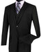 Black Three Piece Classic Fit Suit
