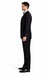 Black 2 Button Wool Tuxedo Without Pleat Flat Front Pants