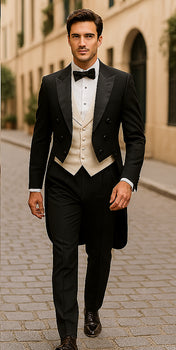 Black Victorian Tuxedo - Image 3