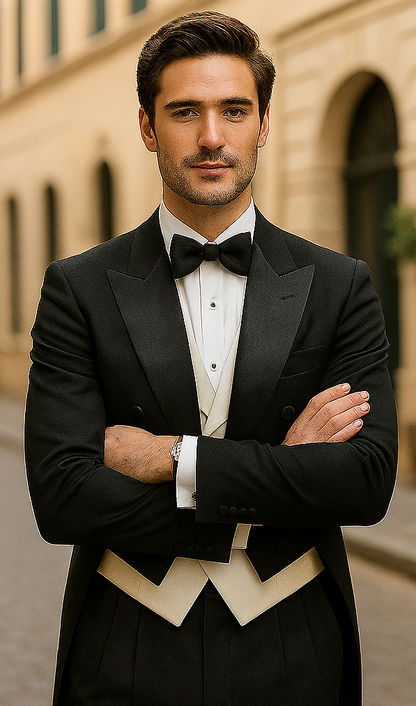 Black Victorian Tuxedo - Image 7