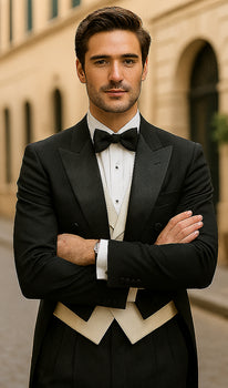 Black Victorian Tuxedo - Image 7
