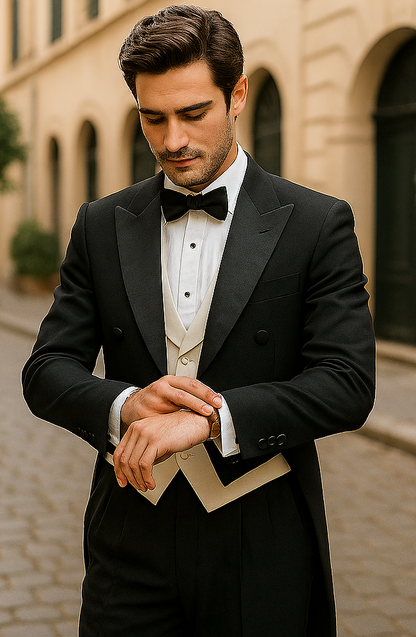 Black Victorian Tuxedo - Image 4