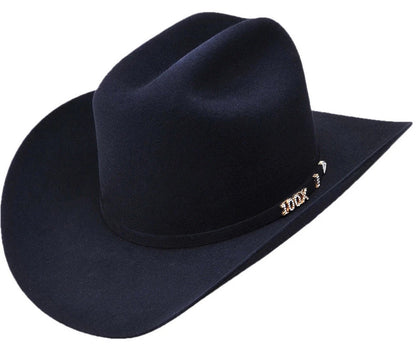 Serratelli 100X El Comandant Black 4" Brim Western Cowboy Hat All Sizes