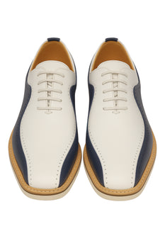 Carrucci Stylish Two-Tone Brogue Oxford