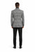 Men’s 100% Wool Houndstooth Blazer – Black and White Modern Fit