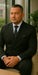 Wool Suit - Italian Made Business Suit by Statement Men's 2 Piece 100% Wool Double Breasted Suit - Micro Windowpane