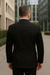 Wool Suit - Italian Made Business Suit by Statement Men's 3 Piece 100% Wool Fashion Suit - Herringbone Stripes