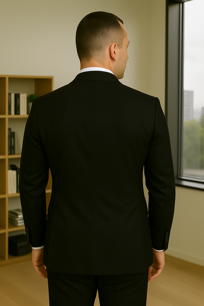 Wool Suit - Italian Made Business Suit by Statement Men's 3 Piece 100% Wool Fashion Suit - Bold Colors Modern Fit