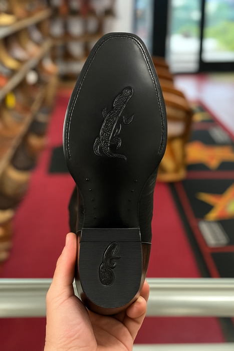 Lizard Print Western Boots