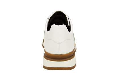Belvedere Blake Lime/White Genuine Ostrich Leather Shoe