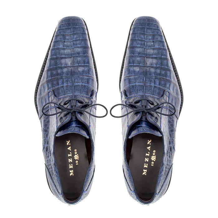 Mezlan Dark Brown  Crocodile Mens  Shoes Anderson