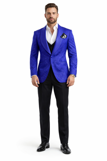 Blue Prom Suit For Men - Blue Homecoming Tuxedo  - Royal Blue
