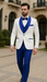 Blue Prom Suit - One Button Blue Homecoming Outfits For Guys Royal Blue Velvet Lapel