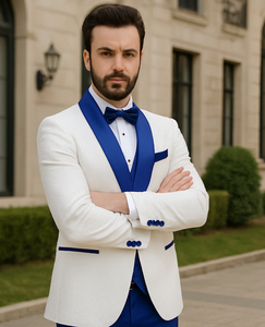 Blue Prom Suit - One Button Blue Homecoming Outfits For Guys Royal Blue Velvet Lapel