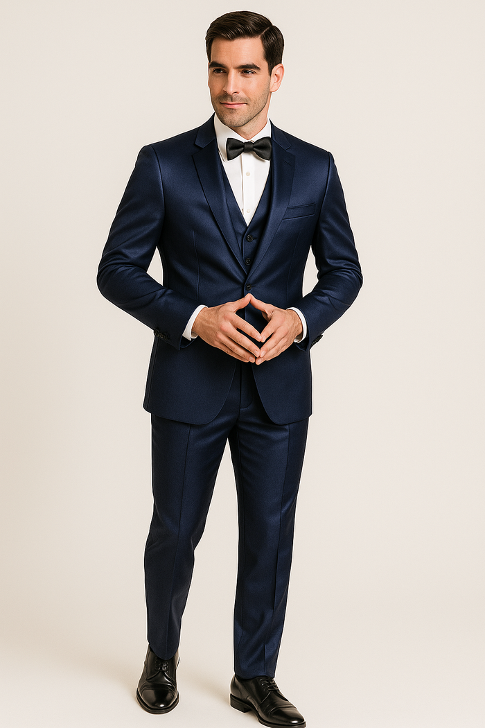 Mens Shiny Sharkskin Suit  Modern Fit