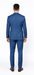 Blue Slim Fit Men’s Suit by Rossiman Rossi – Skinny Style with 1-Button Jacket