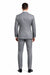 Blue Slim Fit Tuxedo 4 Piece Glen Plaid with Bow Tie