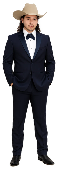 Blue Tuxedos - One Button Suit