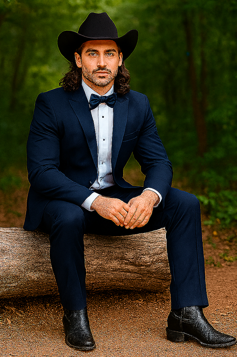 Blue Tuxedos - One Button Suit