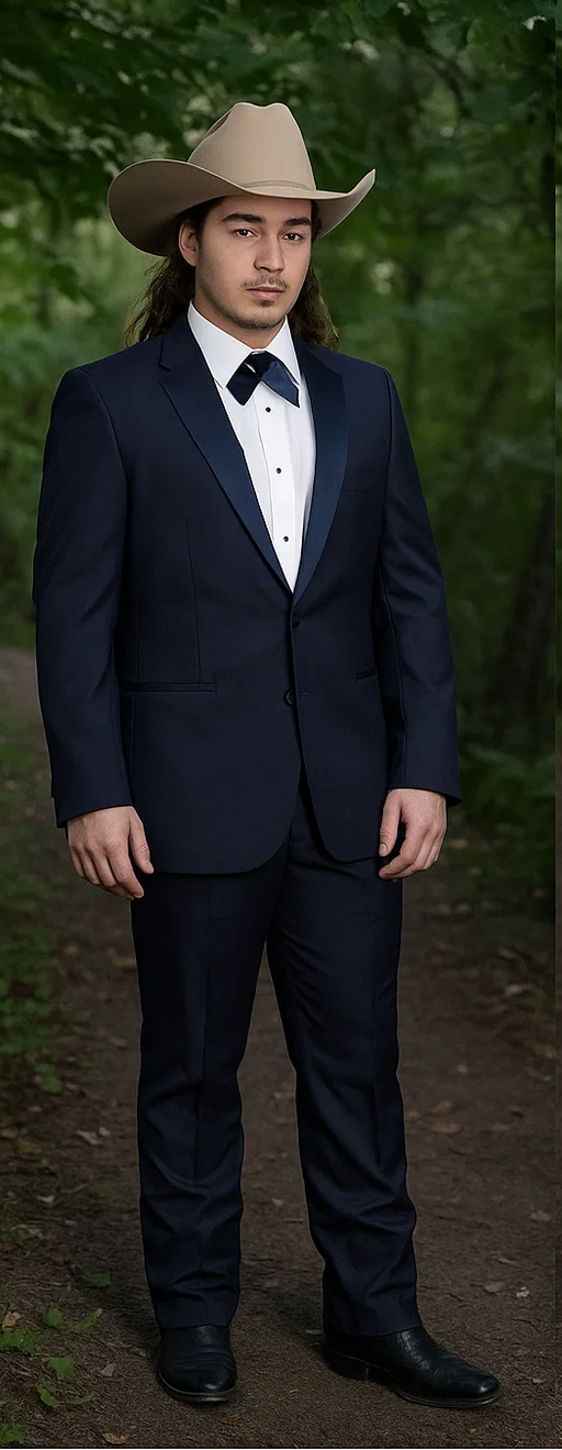 Blue Tuxedos - One Button Suit