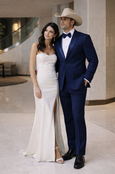 Blue Tuxedos - One Button Suit