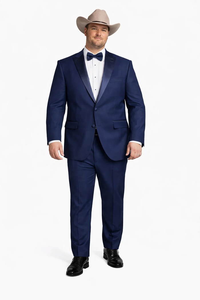 Blue Tuxedos - One Button Suit