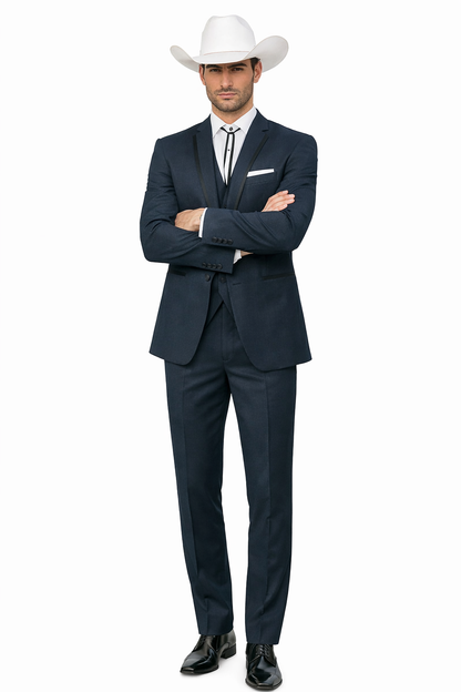 Blue Wedding Suit - Mens Suit Modern Fit