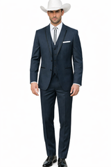 Blue Wedding Suit - Mens Suit Modern Fit