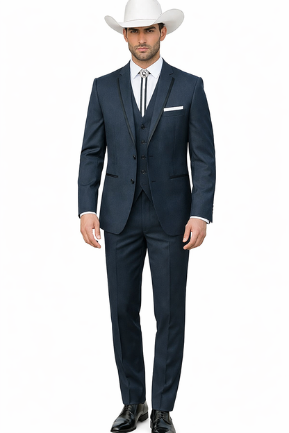 Blue Wedding Suit - Mens Suit Modern Fit