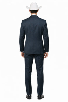 Blue Wedding Suit - Mens Suit