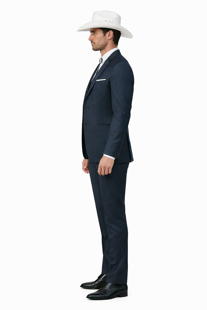 Blue Wedding Suit - Mens Suit Modern Fit
