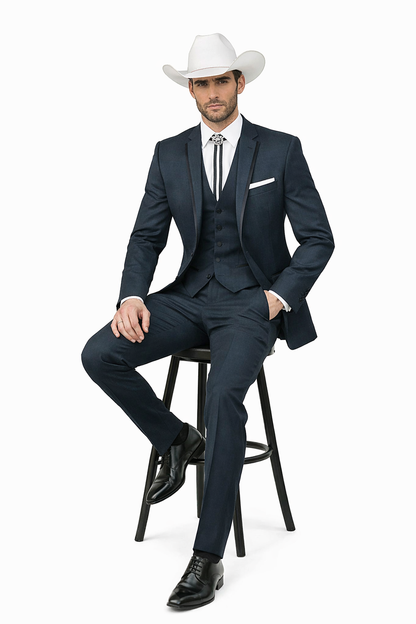 Blue Wedding Suit - Mens Suit Modern Fit