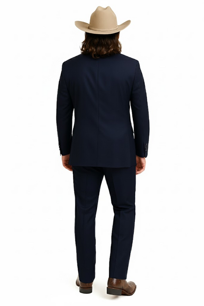 Blue Wedding Tuxedo - Image 2