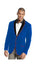 Velour Men's blazer Jacket Velvet Formal Tuxedo Sport Coat Two Tone Trimming Notch Collar Royal Blue