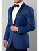 Men's Blue 1 Button Shawl Colar Paisley Cheap Priced Designer Fashion Dress Casual Blazer On Sale Tuxedo Slim Fit Blazer Blazer Looking