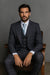 Suits With Baggy Pleated Pants - Wide Leg Pants 100% Wool - Classic Fit in Navy by Rossiman
