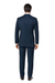 Suits With Baggy Pleated Pants - Wide Leg Pants 100% Wool - Classic Fit in Navy Color  by Rossiman