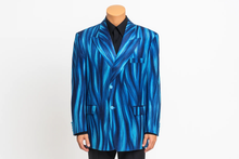 Men'S Flame Jacket/Cheap Priced Unique Fashion Designer Men'S Dress Blazers Sale In Blue
