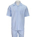 Mens 2-Piece Light Blue Seersucker Summer Set