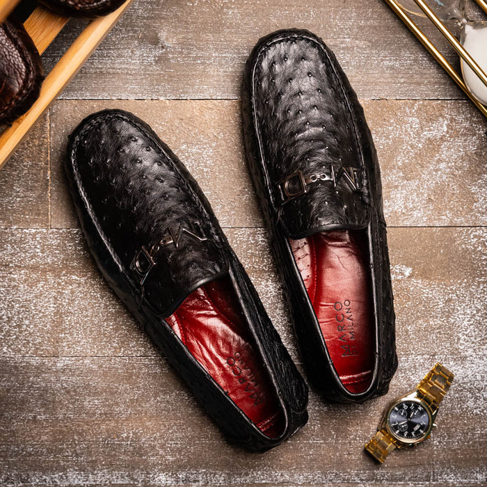 Marco_Di_Milano Bolonia Black Leather Oxford
