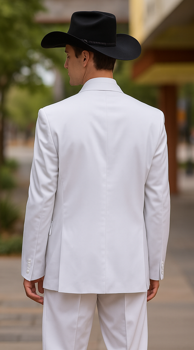 Bolzano Men's 100% Polyester 2 Buttons Fully Lined Dress Suits