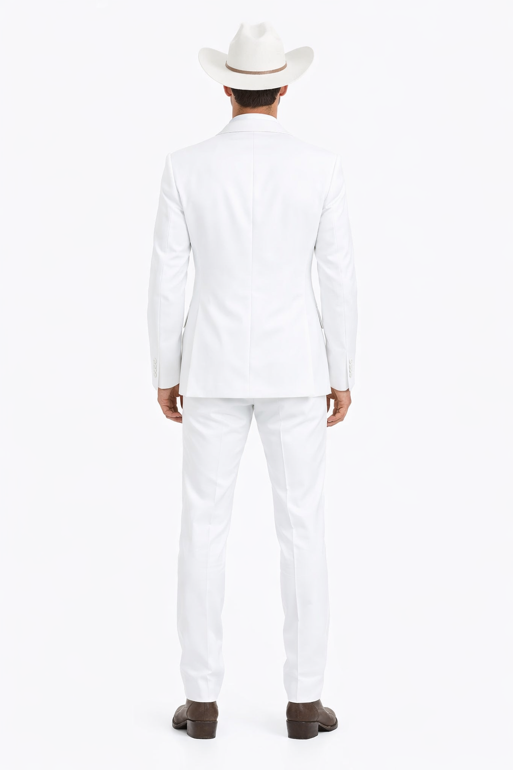 Bolzano Men's 100% Polyester 2 Buttons Fully Lined Dress Suits