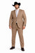 Bolzano Men's 2 Button 100% Polyester Fully Lined Dress Suit