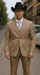 Bolzano Men's 2 Button 100% Polyester Fully Lined Dress Suit